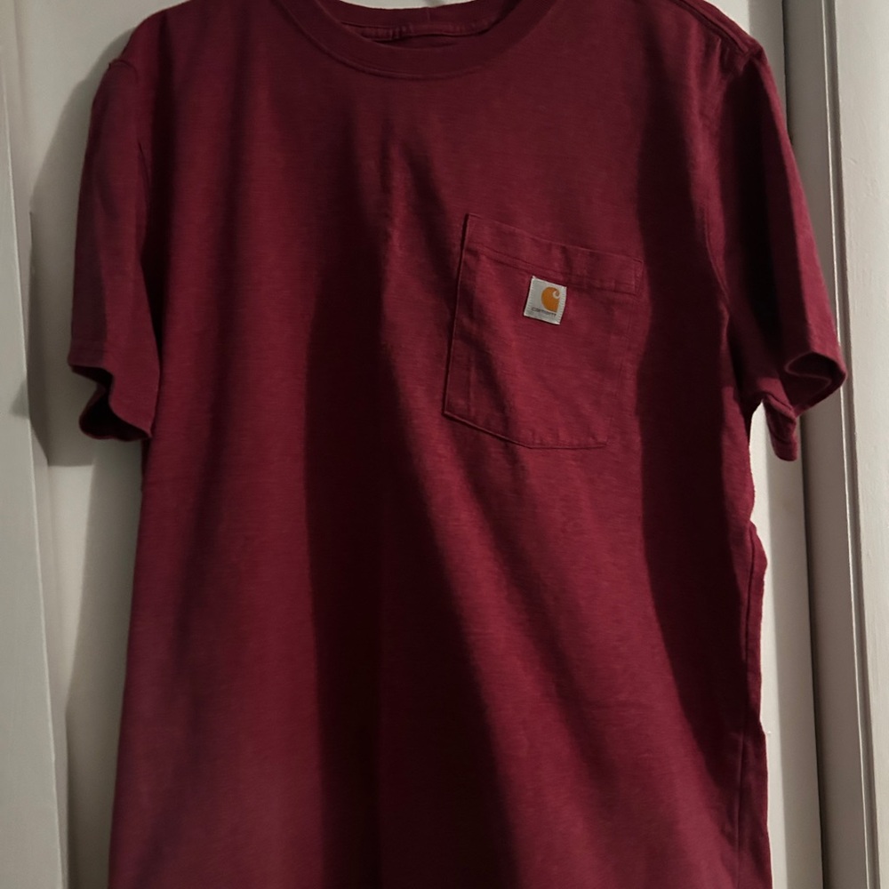 Carhartt Burgundy Pocket Tee
